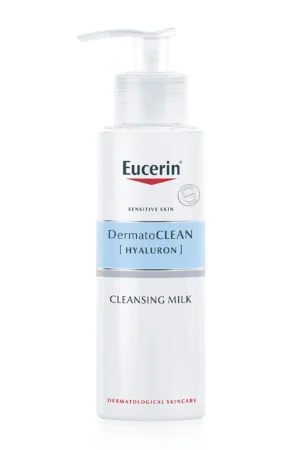 DermatoCLEAN + Hyaluron Gentle Face Cleansing Milk for Sensitive Skin 200ml