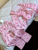 Pyjama rose des fleurs