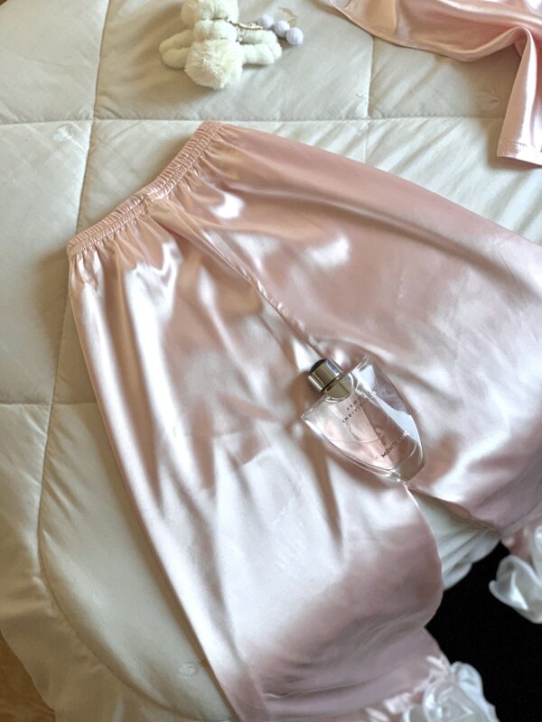 pyjama satin dusty pink - Image 3