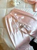 pyjama satin dusty pink