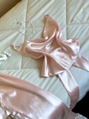 pyjama satin dusty pink
