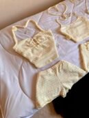 Set Pyjama Short Jaune