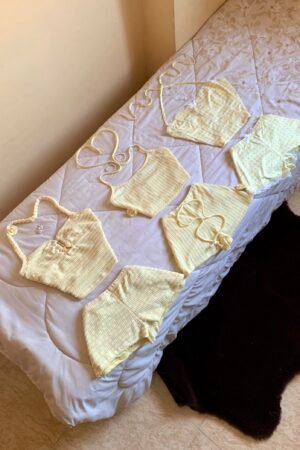 Set Pyjama Short Jaune