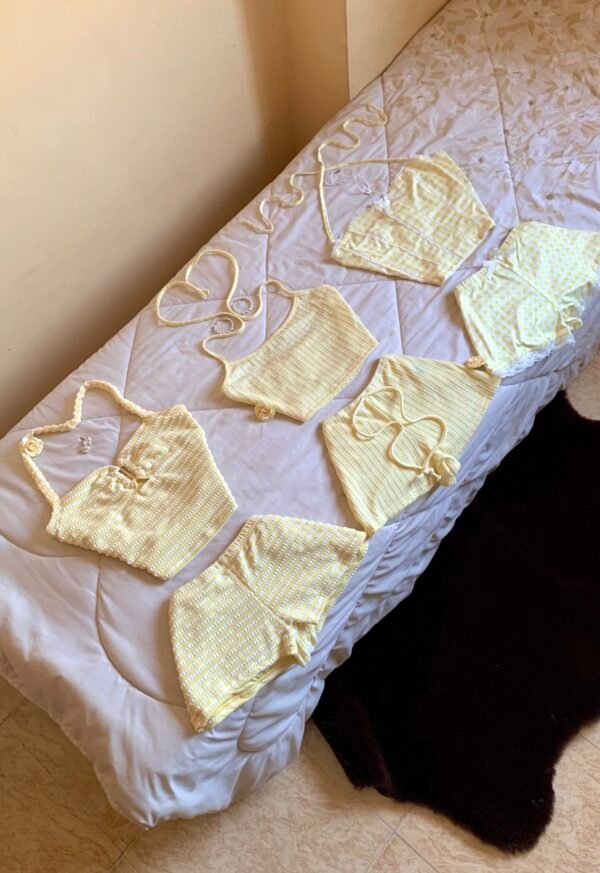 Set Pyjama Short Jaune