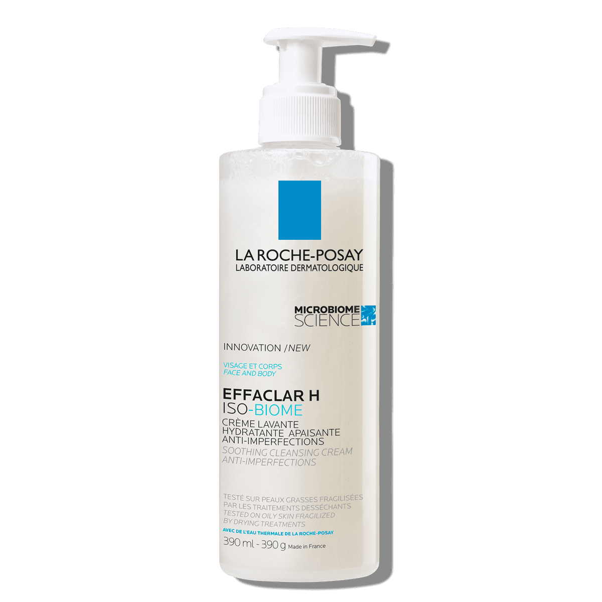 La Roche-Posay Effaclar H Iso-Biome Crème Lavante Hydratante Apaisante 390 ml