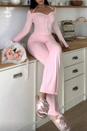 Y2K Pyjama rose pale